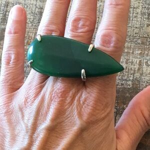 Kendra Scott Green Sommer Cocktail Statement Ring